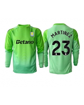 Aston Villa Emiliano Martinez #23 Portiere Maglia Gara Trasferta Repliche 2025-26 Maniche Lunghe